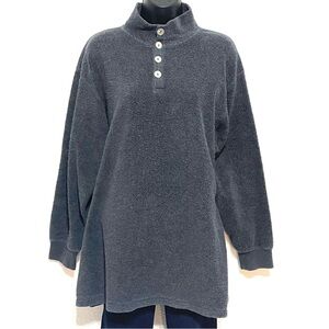 Soft Surroundings Woman Gray Pullover Sweatshirt Size S